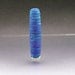 Focal lampwork bead frosted glasslong aqua blue  Anne Londez SRA OOAK