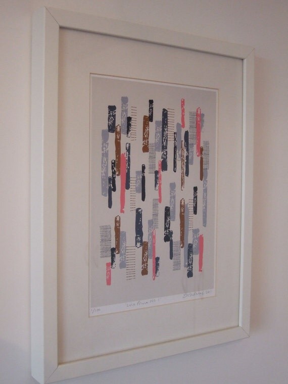 Line Print No1, limited edition giclee print