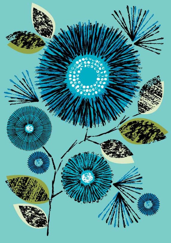 Vintage Blue, limited edition giclee print
