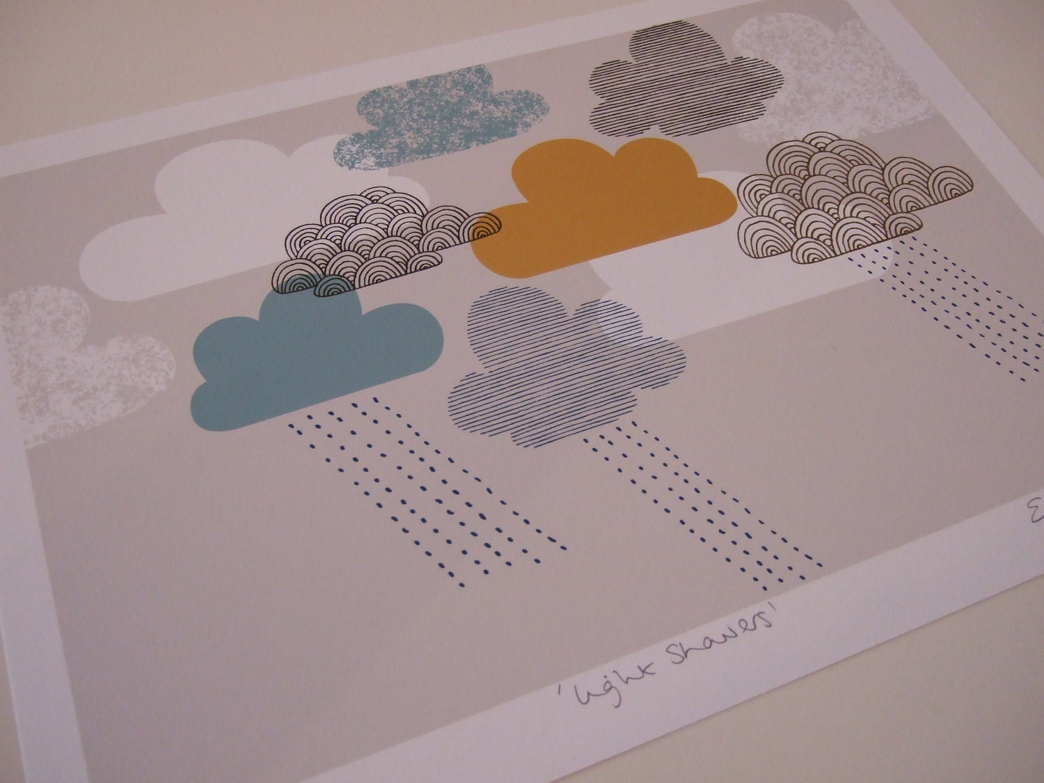 Light Showers, limited edition giclee print