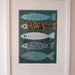 Five Fish, limited edition giclee print