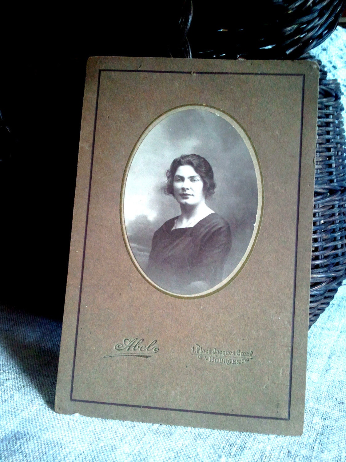 French Antique 1920s photograph portrait