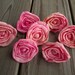 Sola rose flowers  -- SET of 12 -- pink
