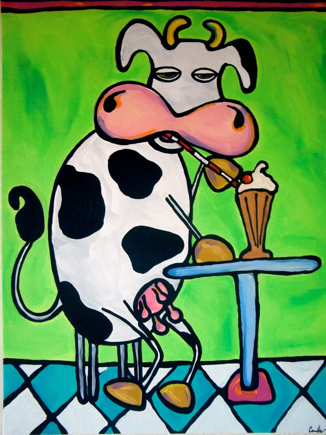 Original Painting - "Milk Fix"