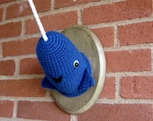 Igor the Big Narwhal --Med -- Dark Blue