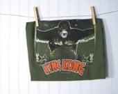 Reusable Grocery Bag, Upcycled, King Kong Mega Tote, olive green