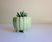 Mid-Century Planter, Green Planter