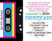 80's Theme 30th Birthday Party Invitation Il_170x135
