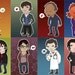 Full Set of 8 Torchwood Mini-Prints