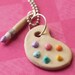 Pastel Colors Artis't Paint Palette Necklace