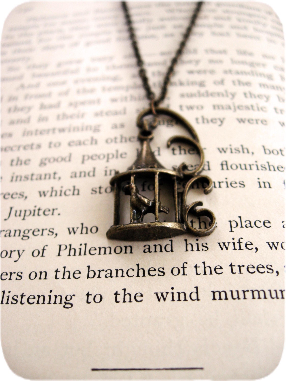 The Dorothea Intricate Birdcage Necklace