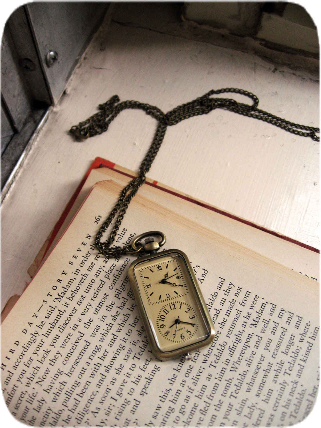 The Francis Jean Double Faced Watch Necklace