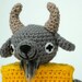 Goatse Cheese - CUSTOM crocheted "antigurumi" figure - MATURE