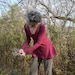 Organic Clothing - Crossover Tunic - Organic Cotton - Shown in Crimson - Made to Order
