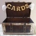Wedding Trunk Card Box - Vintage travel and rustic style