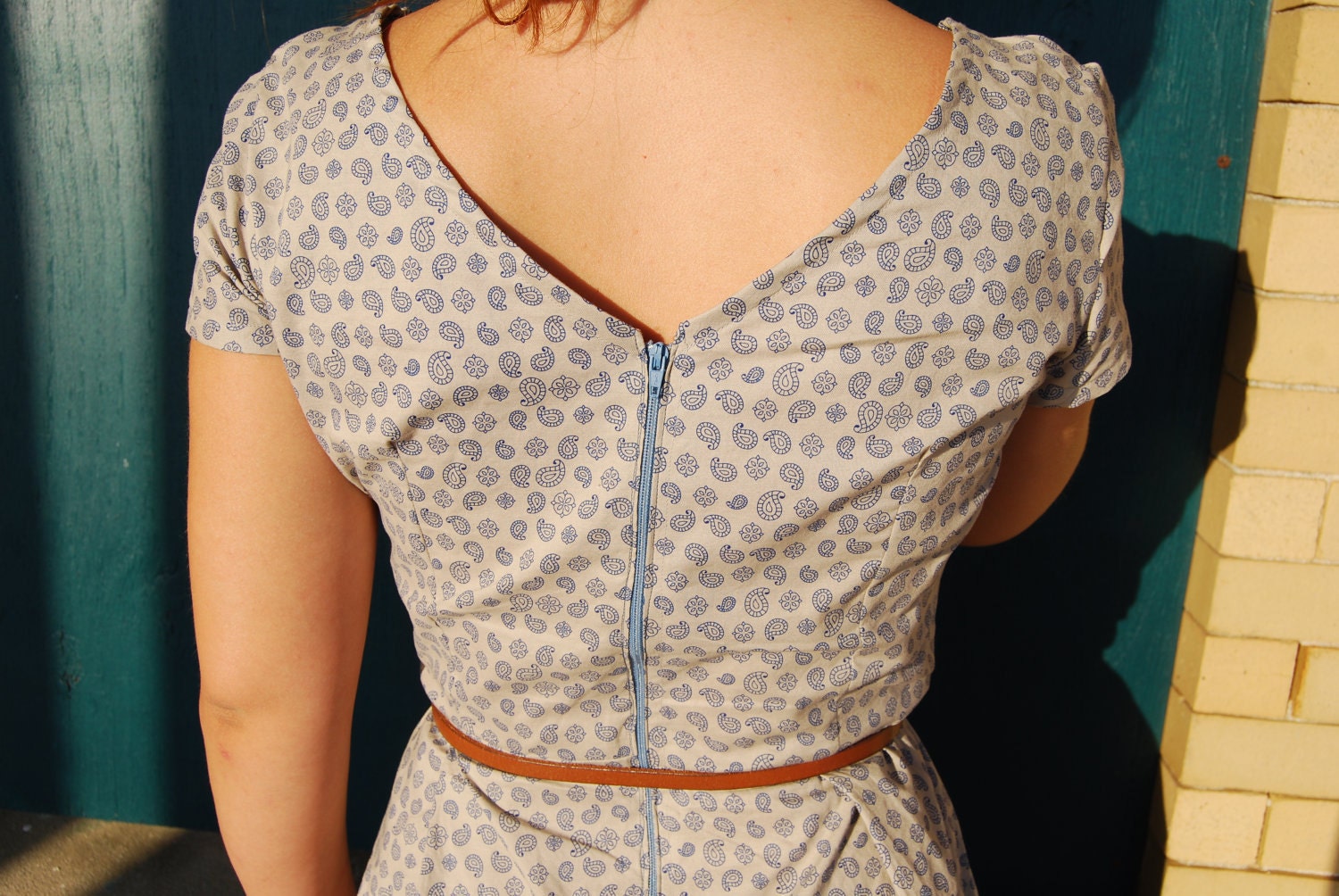 Vintage Inspired Paisley Dress