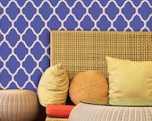 Moroccan Wall Stencil Marrakesh Allover Trellis Stencil for DIY Wallpaper Home Decor