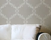 Large Wall Stencil Acanthus Trellis Allover Stencil Great Alternatiive to Decals and Wallpaper for Wall Decor