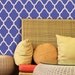 Moroccan Wall Stencil Marrakesh Allover Trellis Stencil for DIY Wallpaper Home Decor