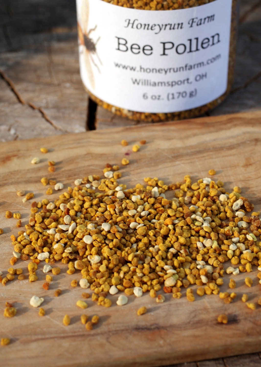 Bee Pollen - Raw, 6 oz. jar