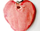 Heart Ceramic pendant necklace