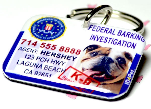 Pet ID FBI Badge