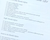 Printable Wedding Planner and Organizer - templates, checklists, charts, calendar - Everything you need to plan your wedding