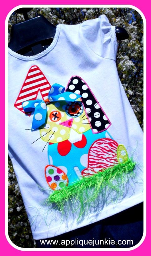 Monster Easter Rabbit Applique Machine Designs