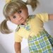 Bitty Twin Doll Clothes, Skort, Polo Shirt, Headband