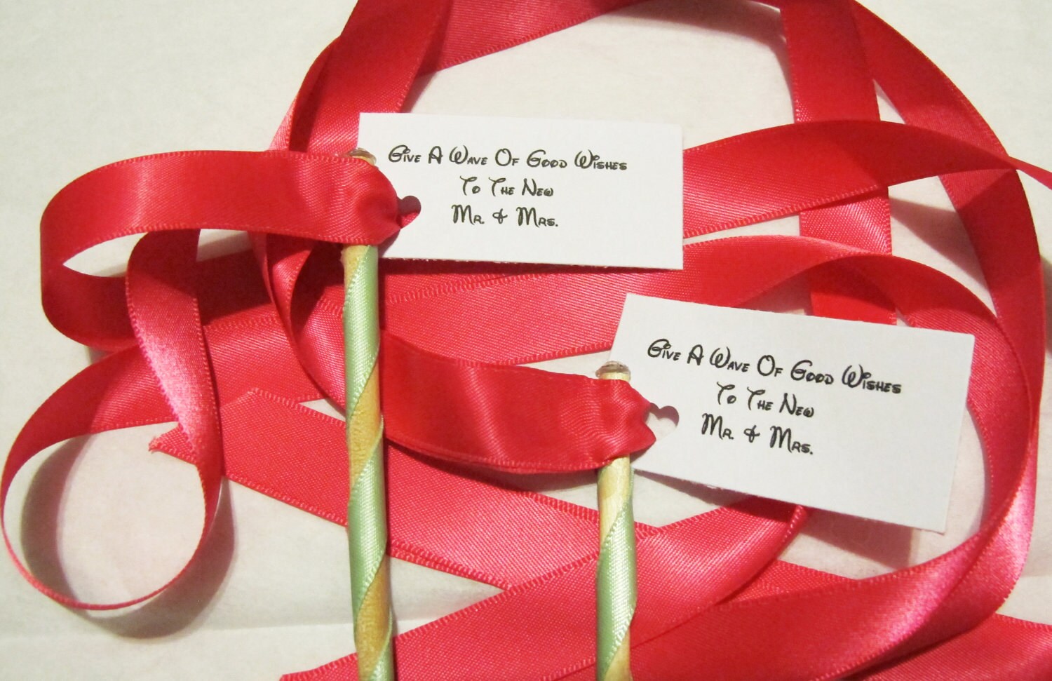 Custom Ribbon Wands for Sohaila