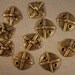 10 Tibetan Brass Buttons