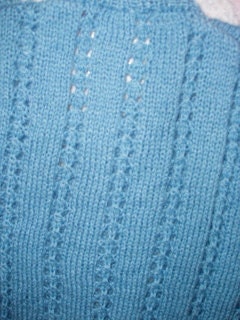 Classic Light Weight Woman's Sweater Hand Knitted