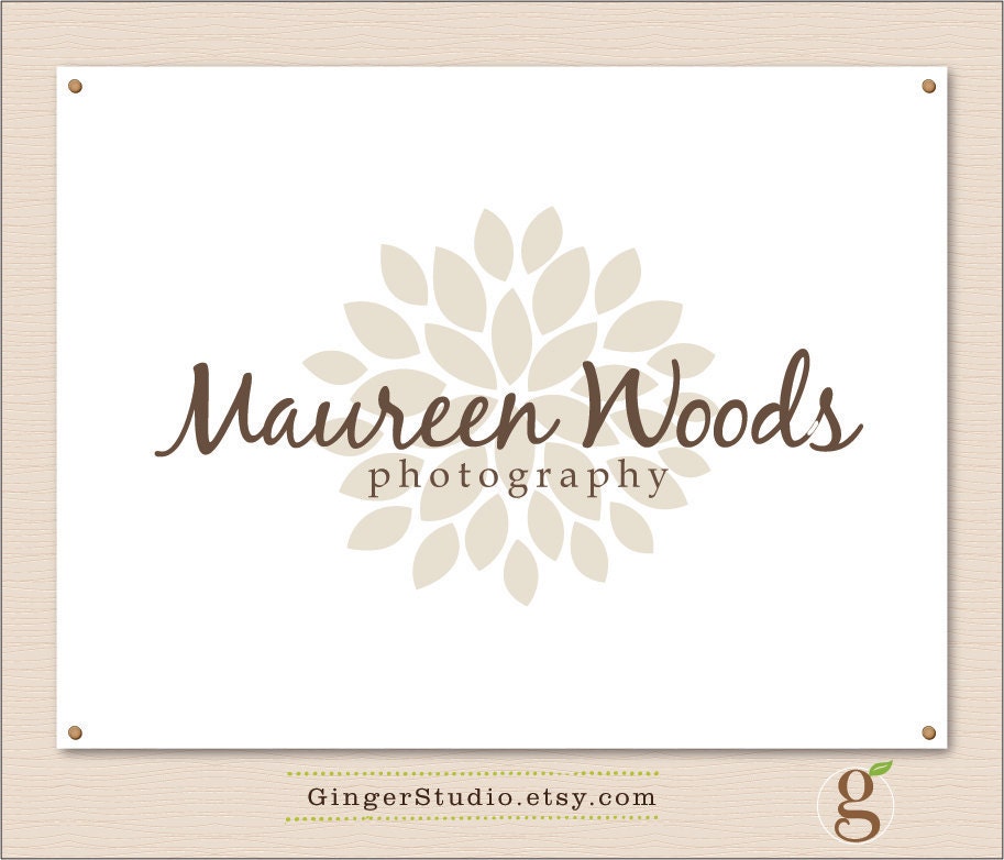 Blooming Flower Premade Logo Design ready made branding -137