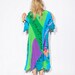 Vintage Hand Painted Silk Yolanda Lorente Caftan