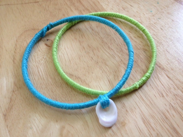 Silent Bangles with Puka Shell