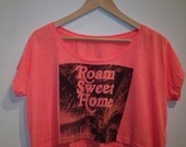 Croped Neon Orange/Pink Shirt
