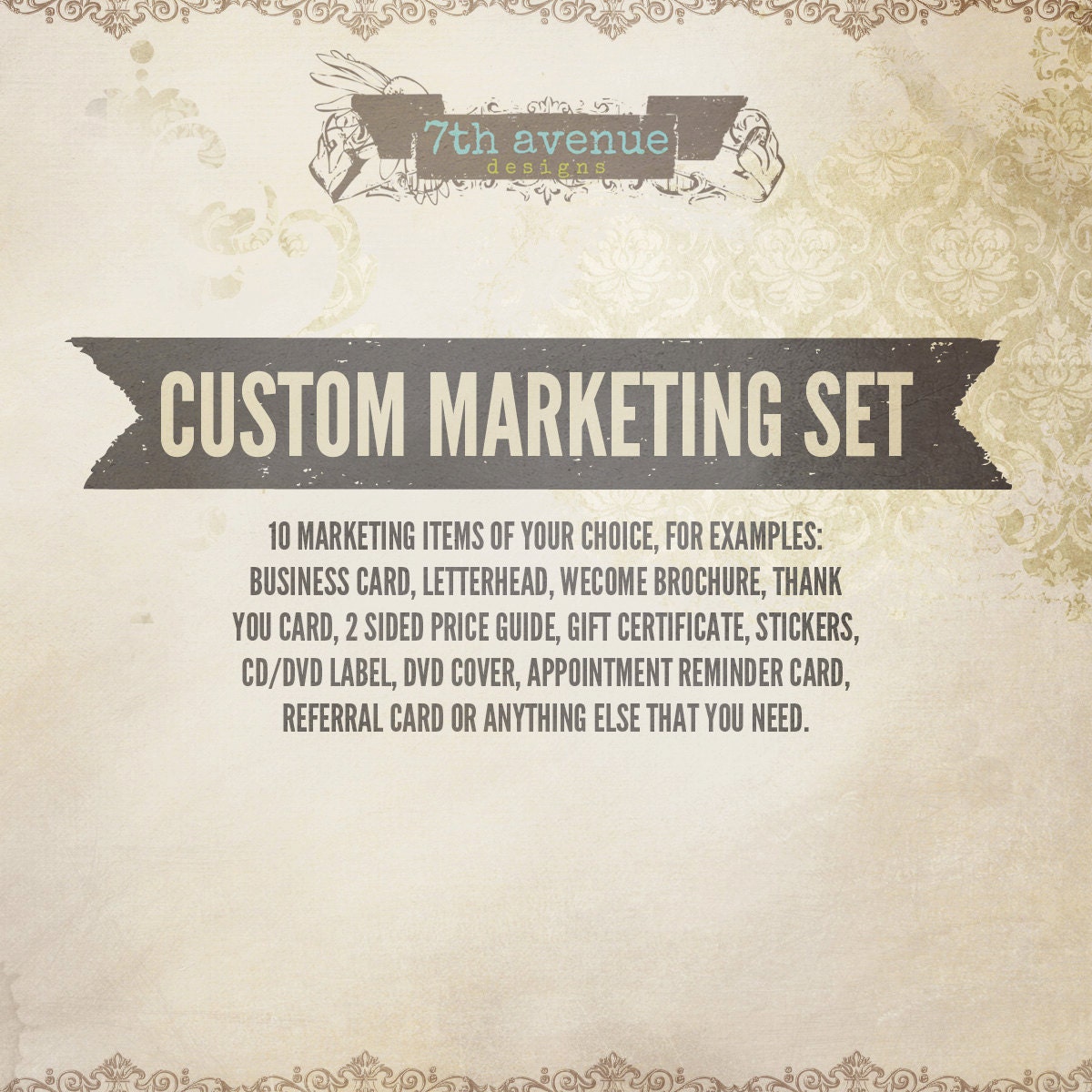 Professional Custom Marketing Set