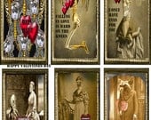 Steampunk Zombie gothic collage instant download