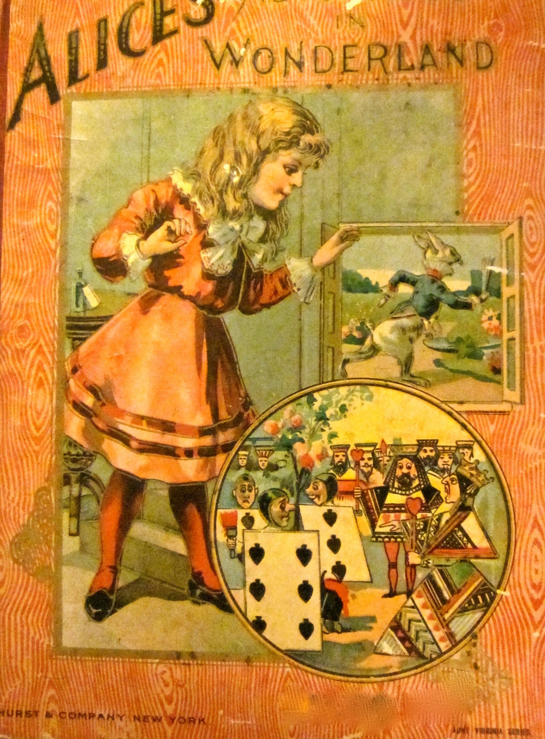 Altered Book   Alice's  Wonderland