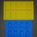 Set of 2 Silicone Lego Minifigure Ice tray & brick ice tray candy soap mold birthday party favors FIRST CLASS SHIPPING
