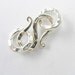 1 of Karen Hill Tribe Silver Hammered Swan Clasps 17 mm. :kt0335