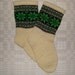 Hand knitted thick warm socks. Size: EU 44 - 44,5 , US 10,5 - 11