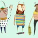 The Coolest Deers. Kids Print, Children's Poster.