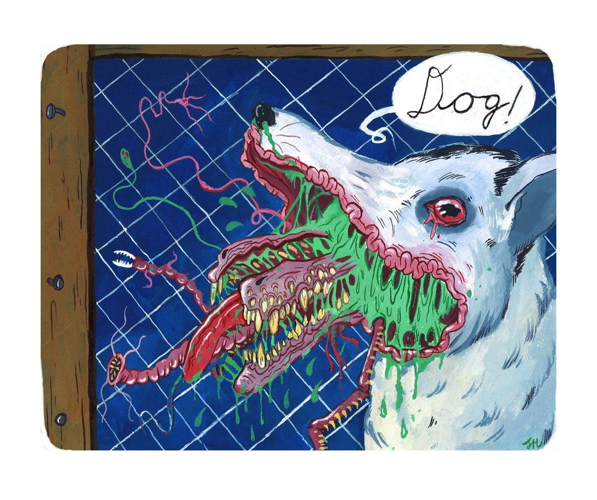 Weird And Pissed Off - Original Art Print