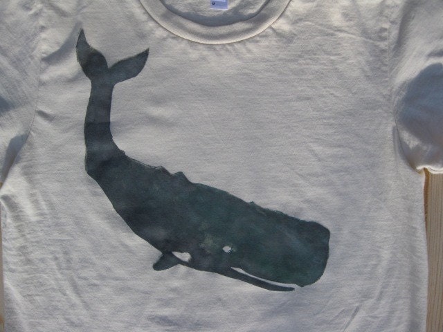 Sperm Whale T-Shirt, Organic Cotton
