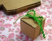 20 Super Mini Kraft Boxes 1.5 x 1.5 x 1.5 inches