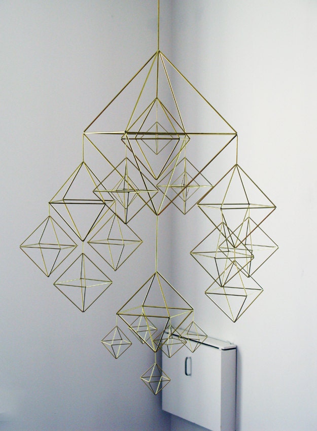 beautiful HIMMELI - brass mobile