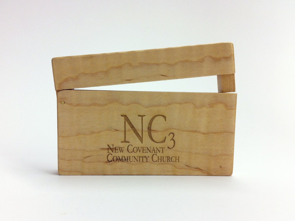 Custom Laser Engraving on Business Card Cases
