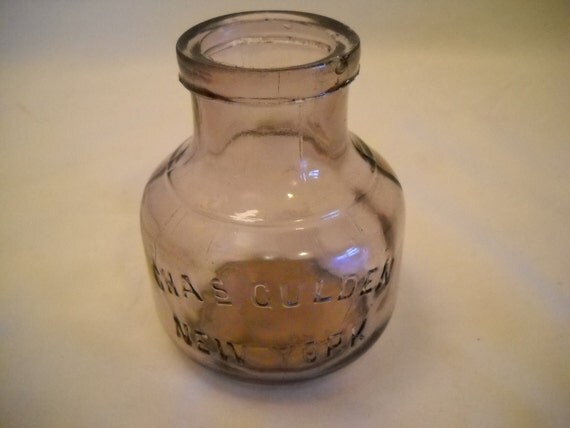 Vintage Jar Gulden Mustard 1900's by SeaPillowTreasures on Etsy