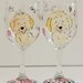 labradoodle goldendoodle Wine Glasses